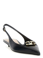 Valentino Garavani Black Calfskin Ballet Flats Valentino Garavani
