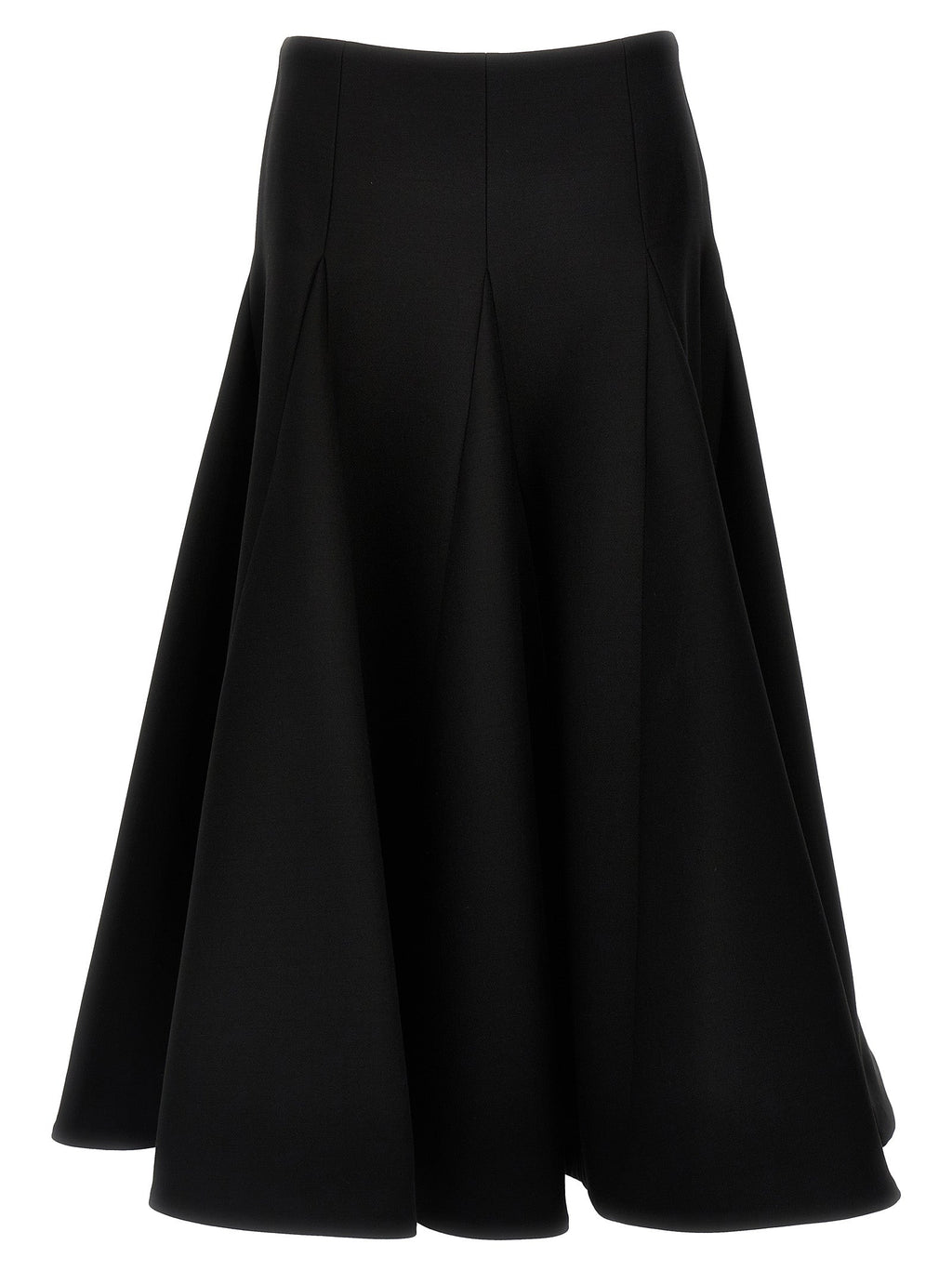 Valentino Garavani Black Virgin Wool Mini Skirt Valentino Garavani