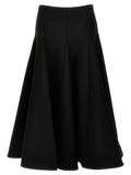 Valentino Garavani Black Virgin Wool Mini Skirt Valentino Garavani