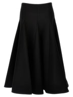 Valentino Garavani Black Virgin Wool Mini Skirt Valentino Garavani
