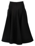 Valentino Garavani Black Virgin Wool Mini Skirt Valentino Garavani