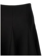Valentino Garavani Black Virgin Wool Mini Skirt Valentino Garavani