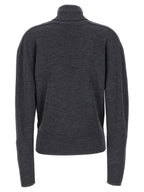 Burberry Gray Wool Cardigan Burberry