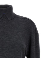 Burberry Gray Wool Cardigan Burberry