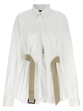 Balenciaga White Cotton Blouse Balenciaga