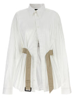 Balenciaga White Cotton Blouse Balenciaga