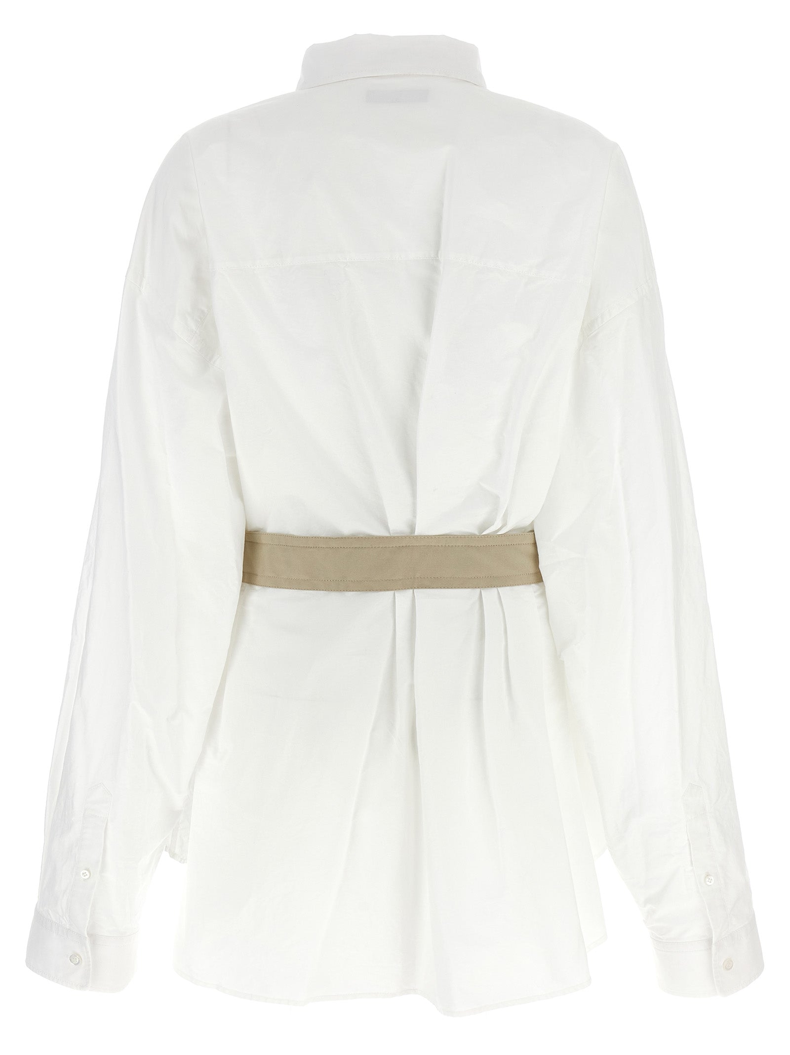 Balenciaga White Cotton Blouse Balenciaga