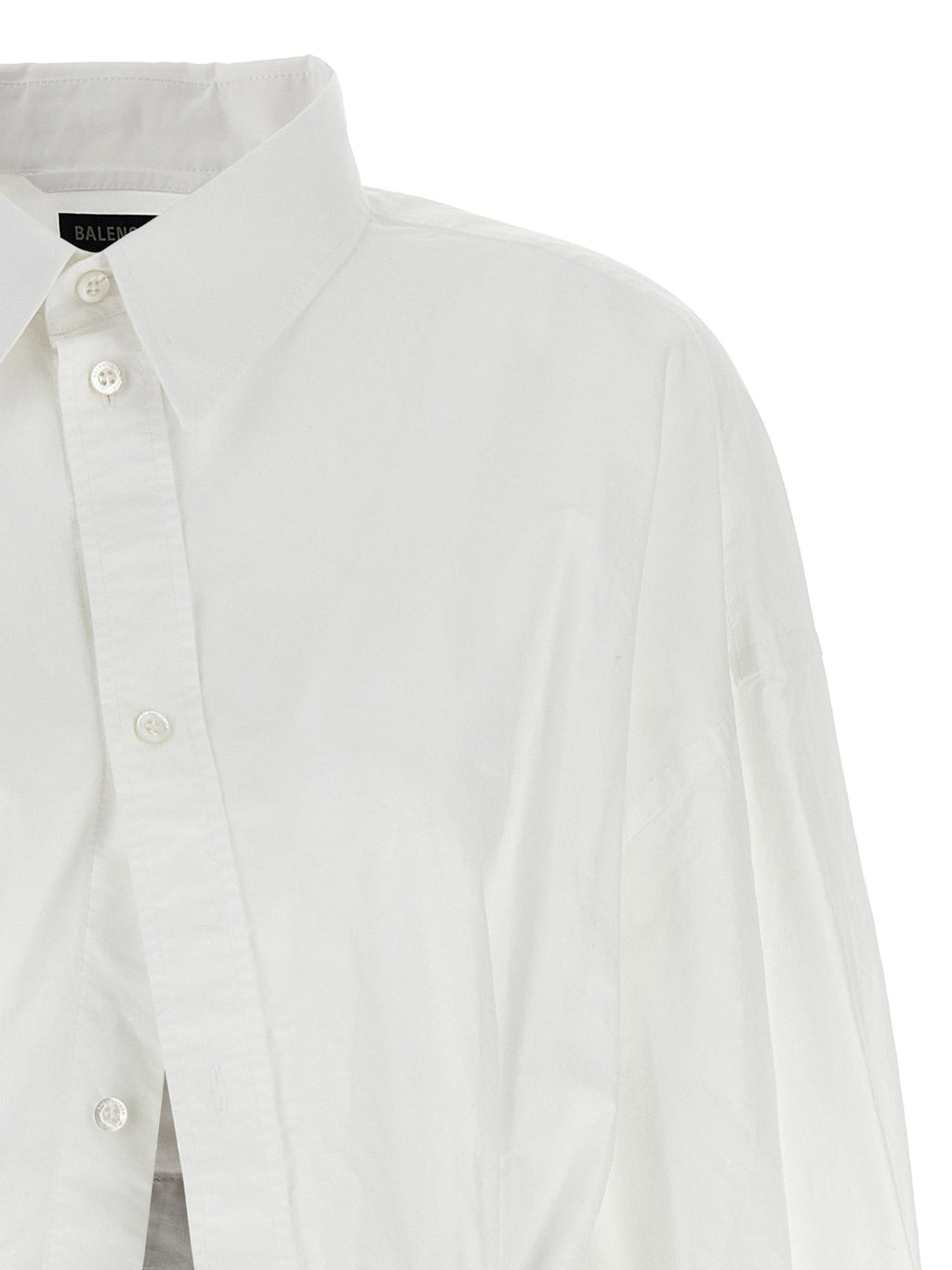 Balenciaga White Cotton Blouse Balenciaga