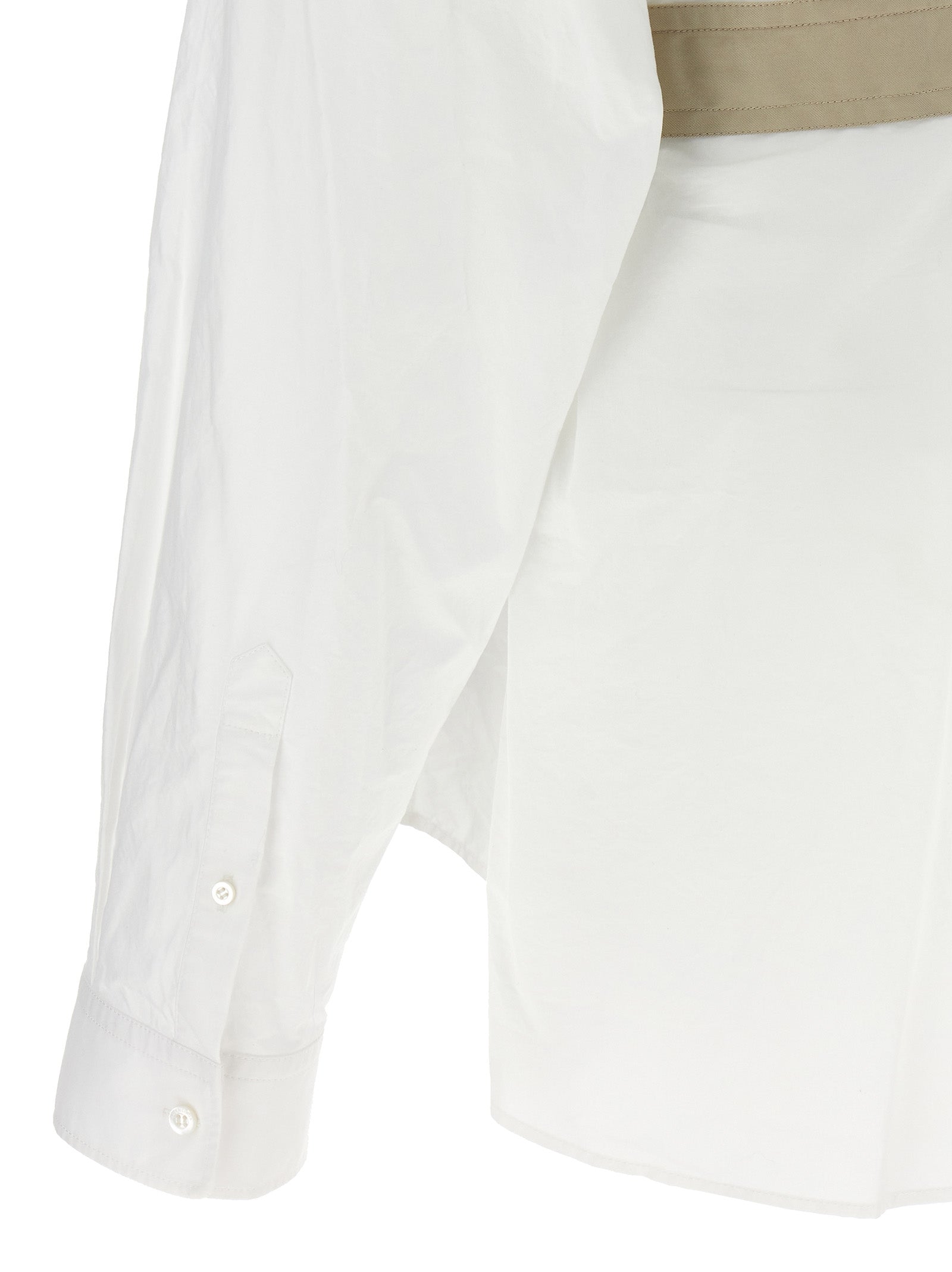 Balenciaga White Cotton Blouse Balenciaga