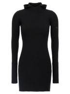 Fendi Black Wool Short Dress Fendi