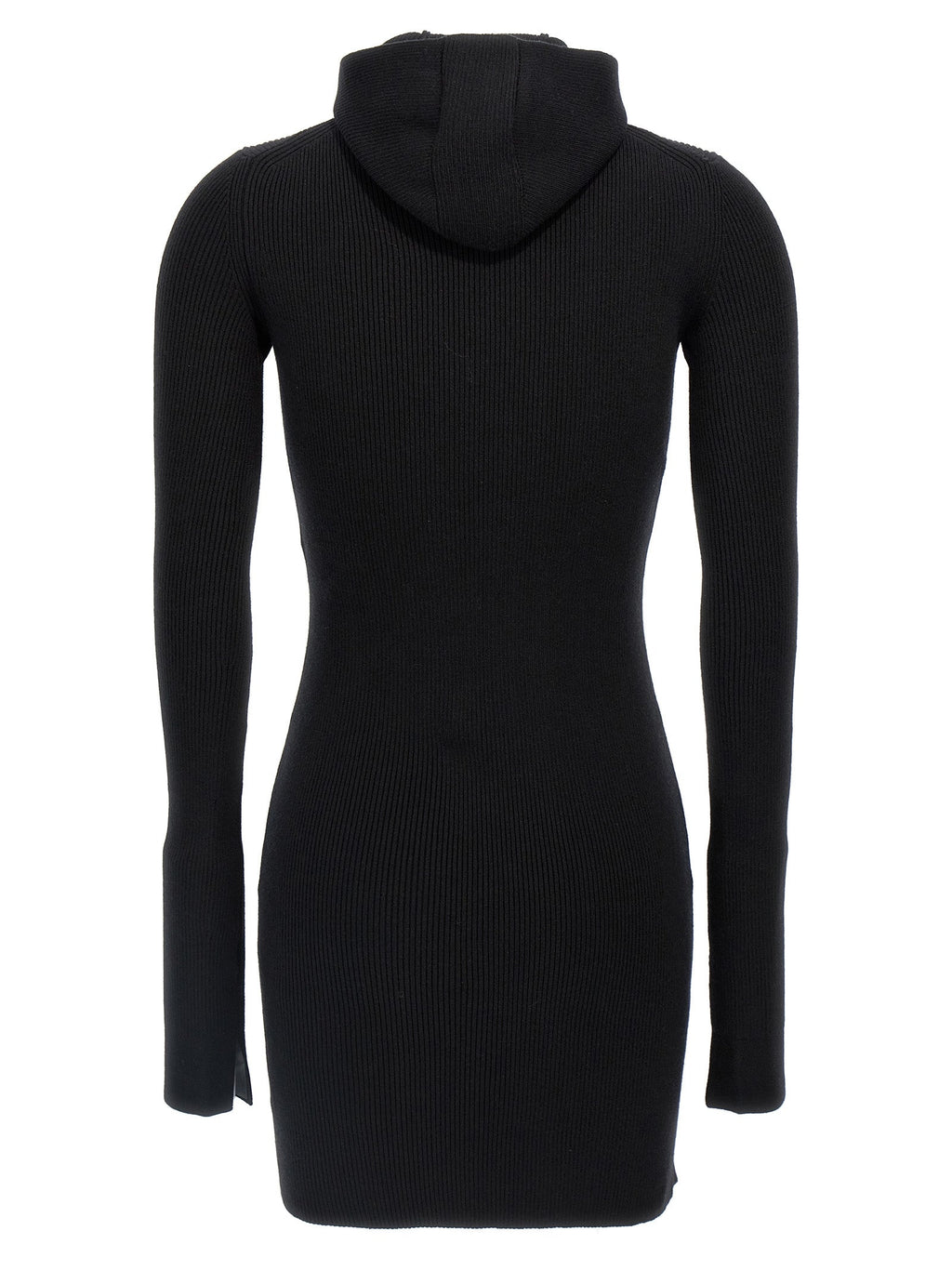Fendi Black Wool Short Dress Fendi