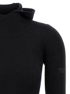 Fendi Black Wool Short Dress Fendi