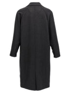 Fendi Gray Cashmere Coat Fendi