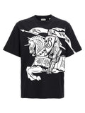 Burberry Bicolor Cotton T-Shirt Burberry
