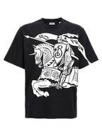Burberry Bicolor Cotton T-Shirt Burberry