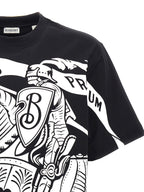 Burberry Bicolor Cotton T-Shirt Burberry