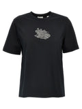 Burberry Black Cotton T-Shirt Burberry