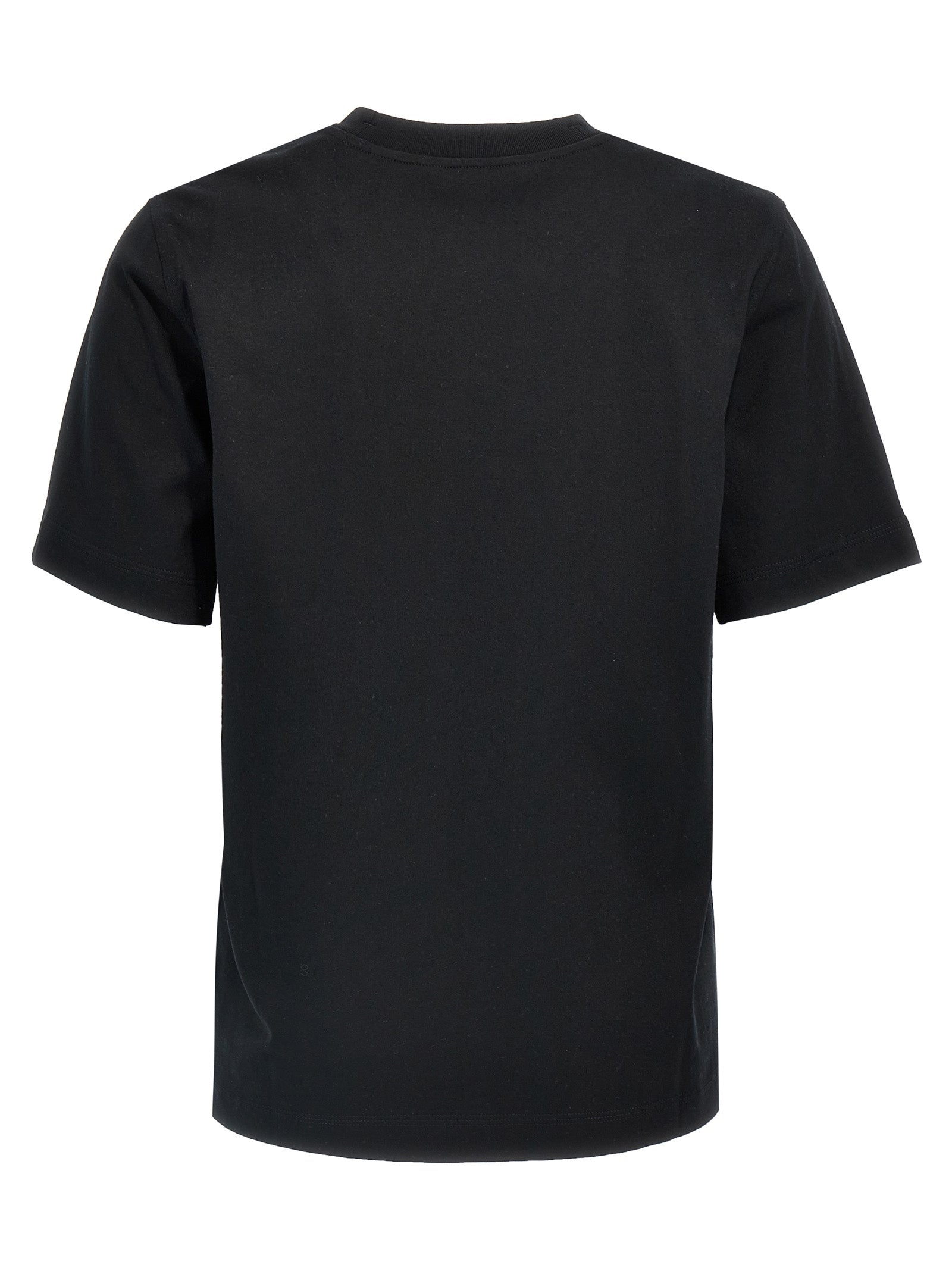 Burberry Black Cotton T-Shirt Burberry