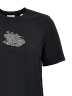 Burberry Black Cotton T-Shirt Burberry