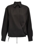 Valentino Garavani Black Wool Blouse Valentino Garavani