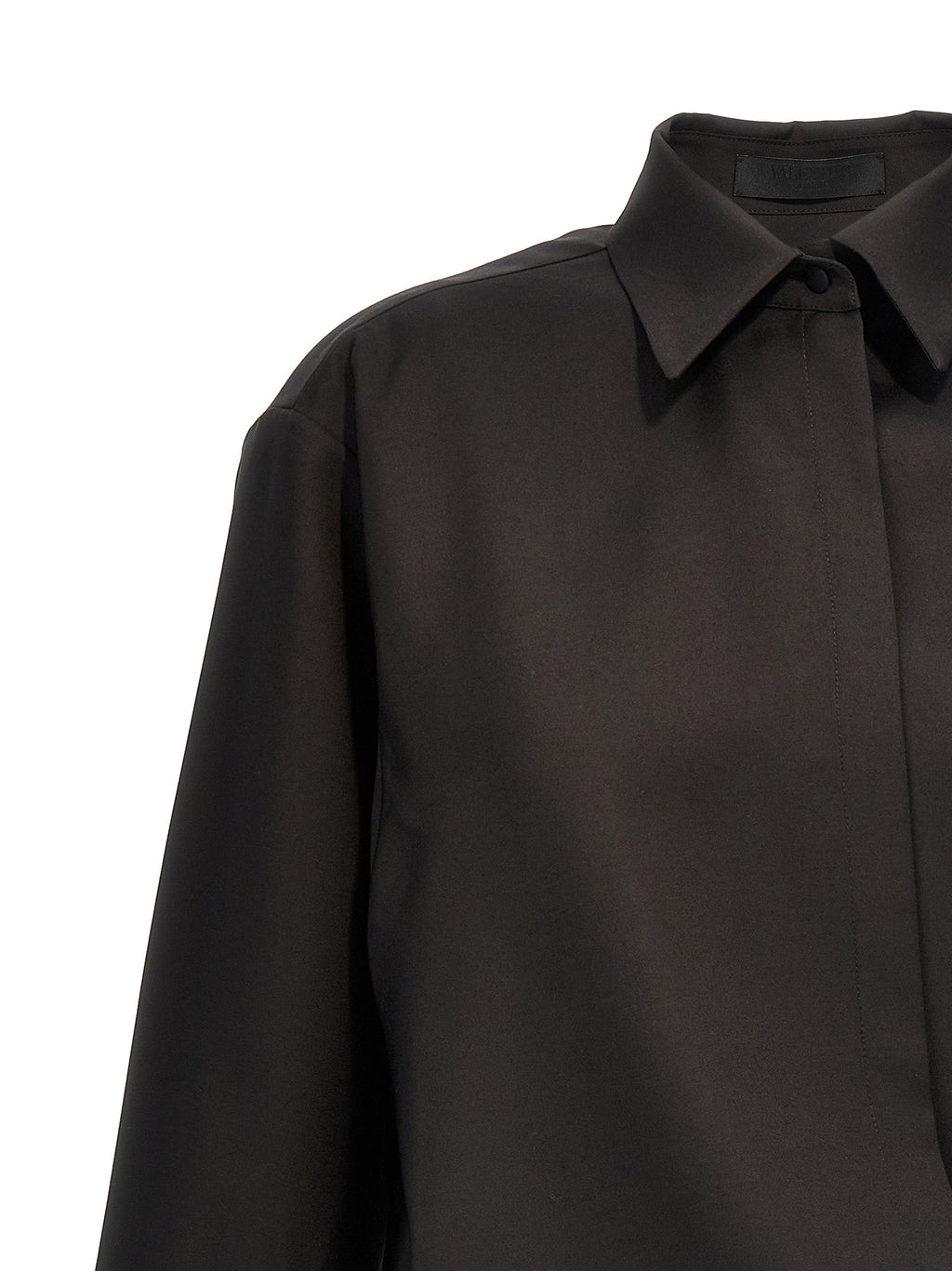 Valentino Garavani Black Wool Blouse Valentino Garavani