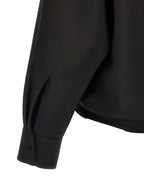 Valentino Garavani Black Wool Blouse Valentino Garavani