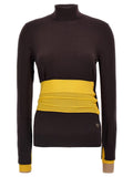 Fendi Purple Virgin Wool Cardigan Fendi