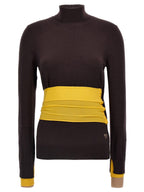 Fendi Purple Virgin Wool Cardigan Fendi