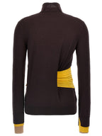 Fendi Purple Virgin Wool Cardigan Fendi