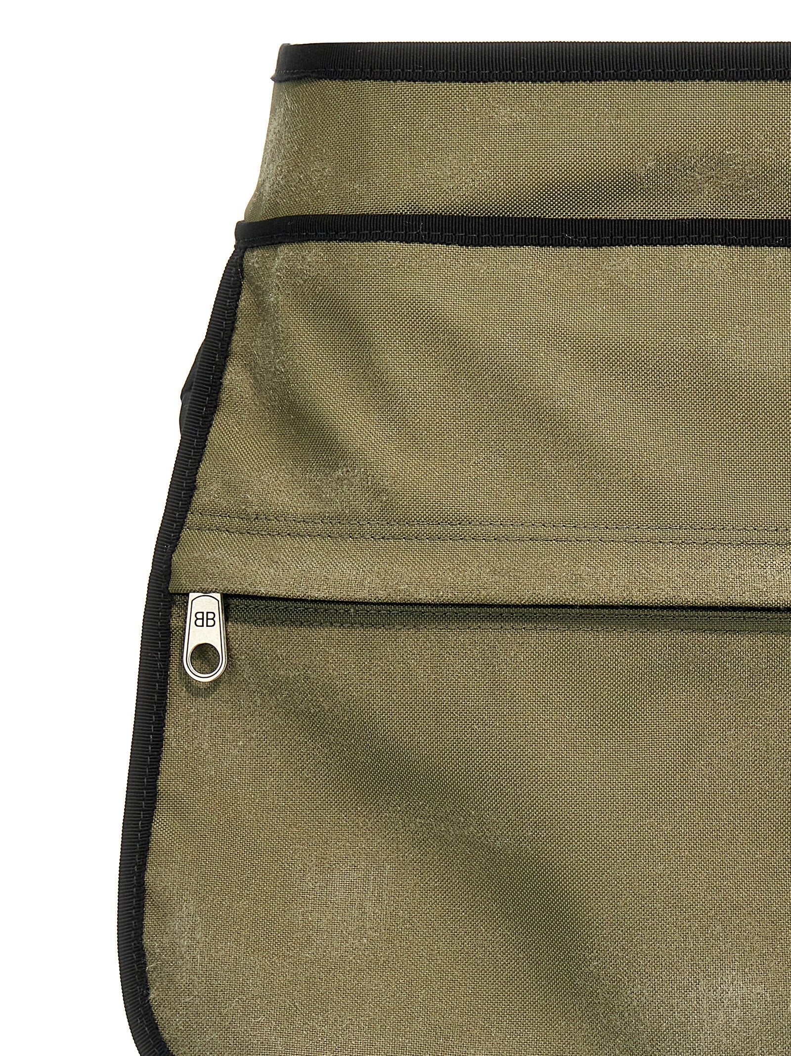 Balenciaga Bicolor Polyamide Long Skirt Balenciaga