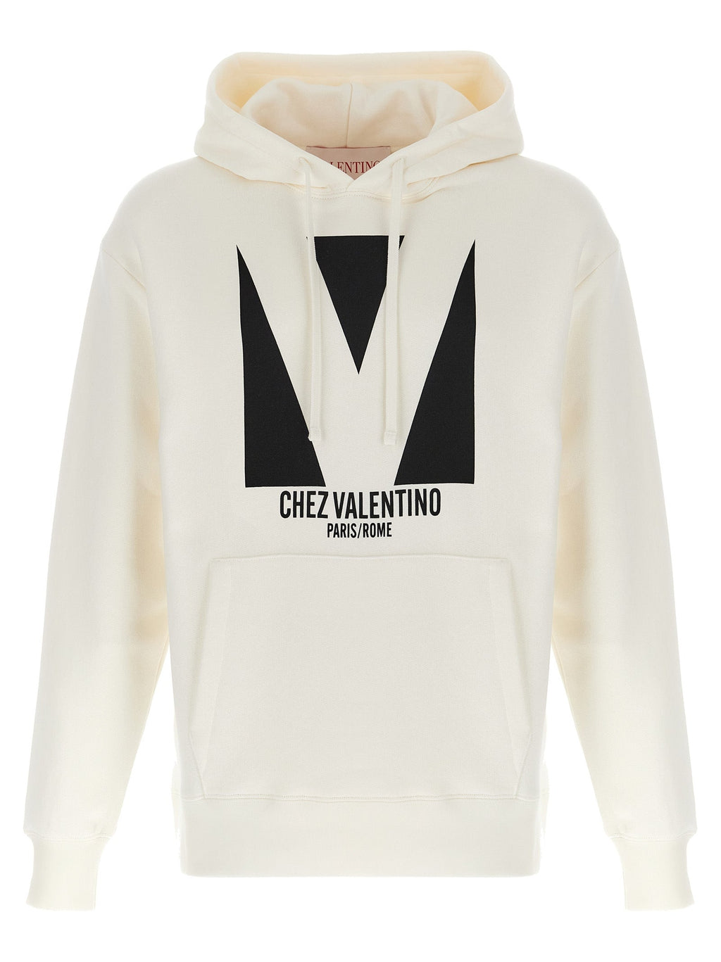 Valentino Garavani White Cotton Sweatshirt Valentino Garavani