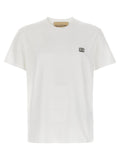 Valentino Garavani White Cotton T-Shirt Valentino Garavani