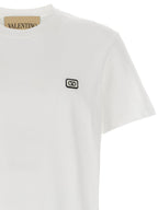 Valentino Garavani White Cotton T-Shirt Valentino Garavani
