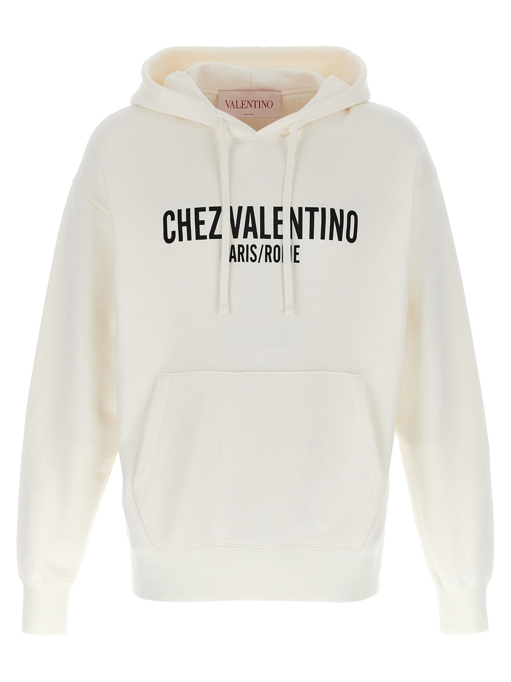Valentino Garavani White Cotton Sweatshirt Valentino Garavani