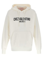 Valentino Garavani White Cotton Sweatshirt Valentino Garavani