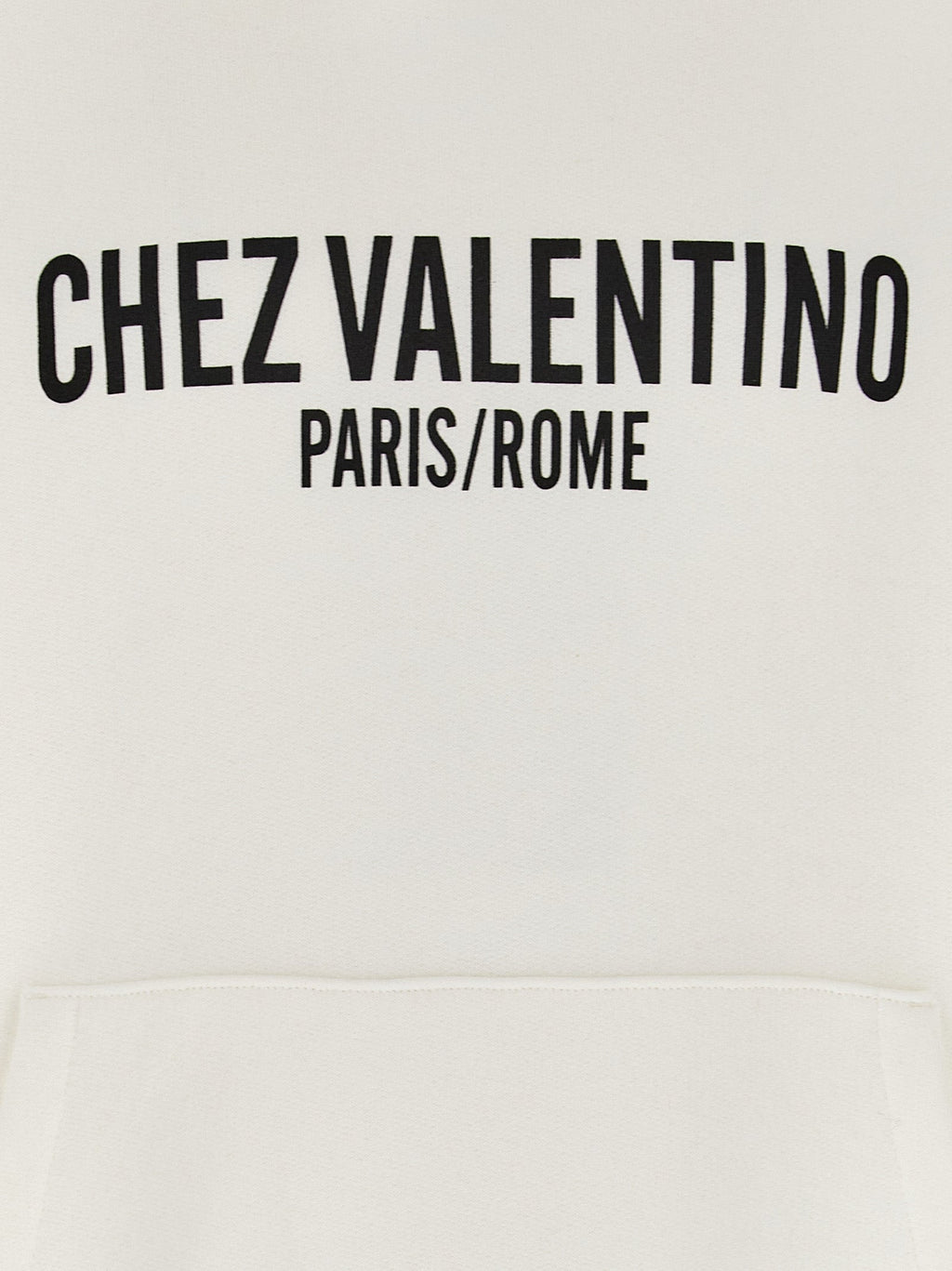 Valentino Garavani White Cotton Sweatshirt Valentino Garavani