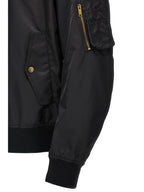 Valentino Garavani Black Polyamide Bomber Valentino Garavani