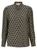 Valentino Garavani Bicolor Silk Blouse Valentino Garavani