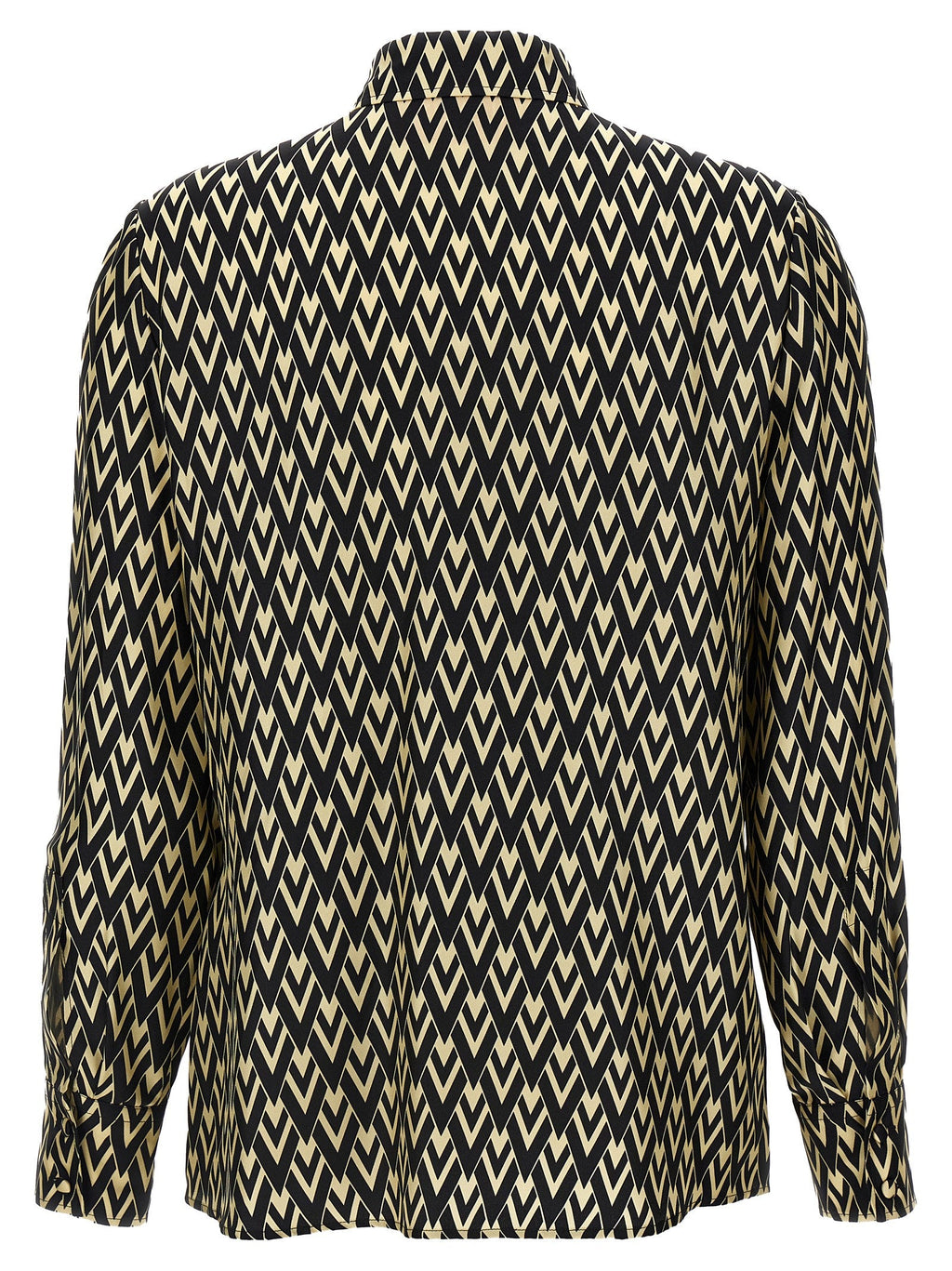 Valentino Garavani Bicolor Silk Blouse Valentino Garavani
