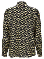 Valentino Garavani Bicolor Silk Blouse Valentino Garavani
