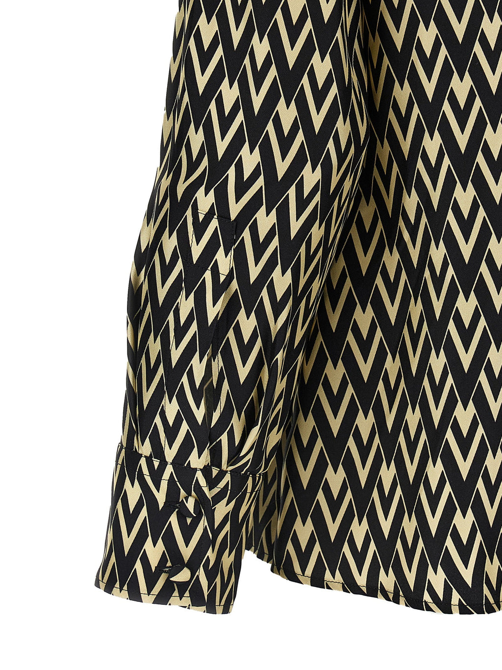 Valentino Garavani Bicolor Silk Blouse Valentino Garavani