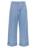 Valentino Garavani Blue Cotton Jeans Denim Valentino Garavani