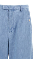 Valentino Garavani Blue Cotton Jeans Denim Valentino Garavani