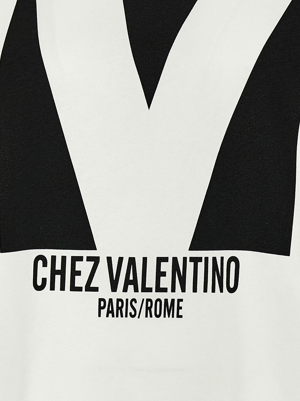 Valentino Garavani White Cotton T-Shirt Valentino Garavani