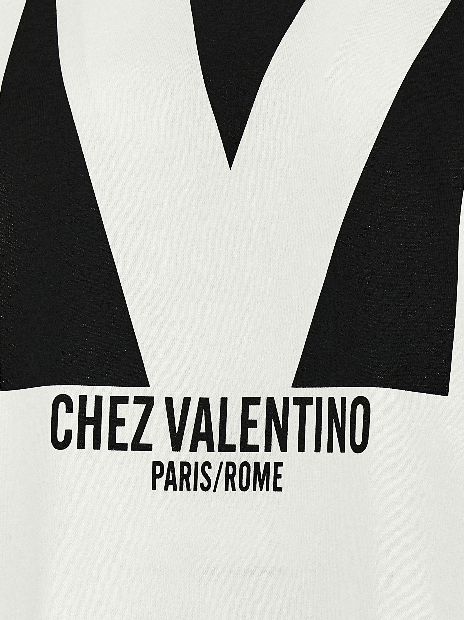 Valentino Garavani White Cotton T-Shirt Valentino Garavani