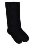 Valentino Garavani Black Wool Socks Valentino Garavani