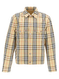 Burberry Beige Cotton Full-Length Jacket Burberry