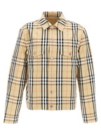 Burberry Beige Cotton Full-Length Jacket Burberry