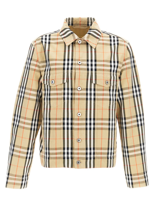 Burberry Beige Cotton Full-Length Jacket Burberry