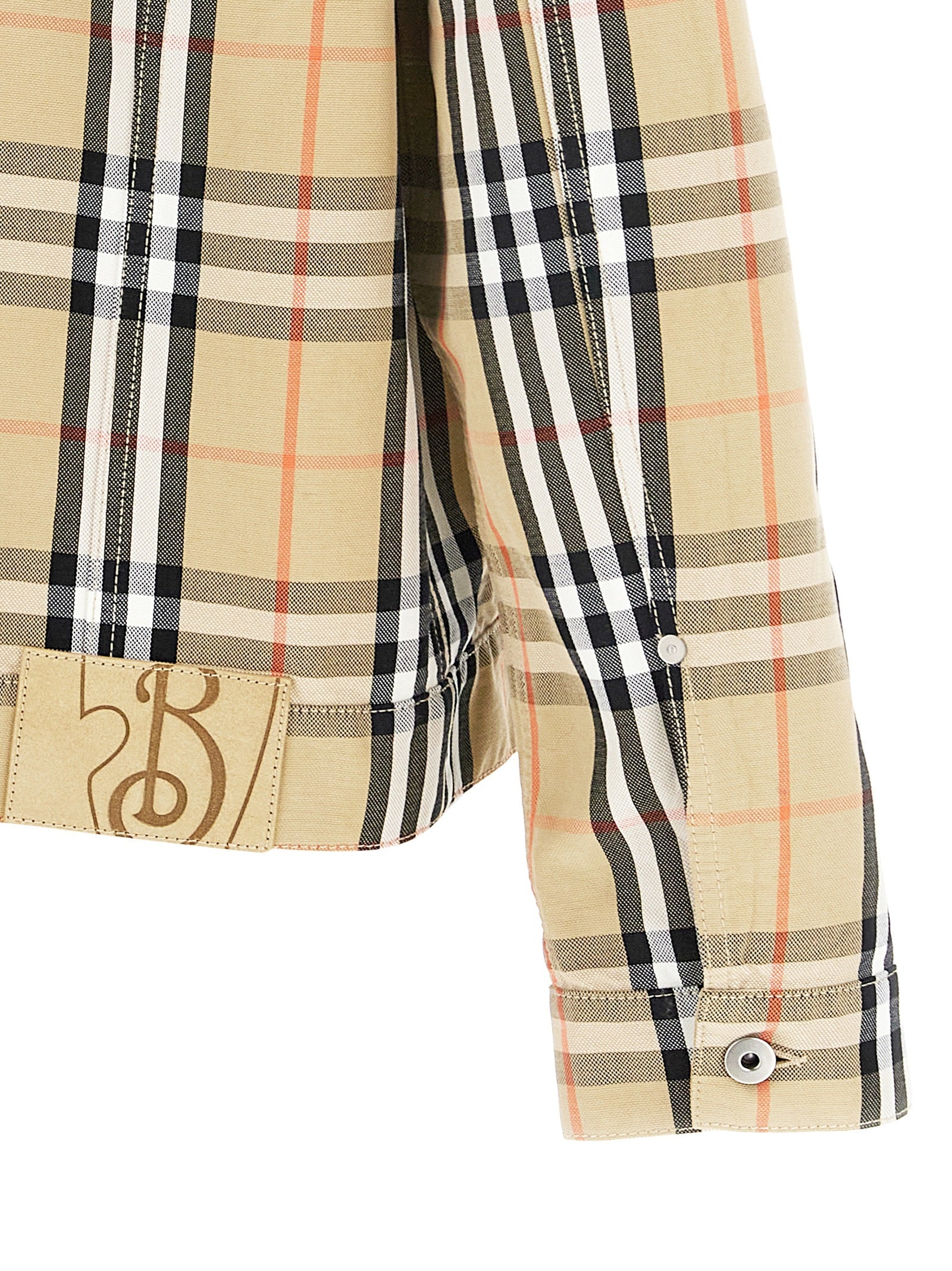 Burberry Beige Cotton Full-Length Jacket Burberry